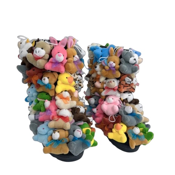 Teddy Bear Plush Winter Boots - Picture 2 of 7